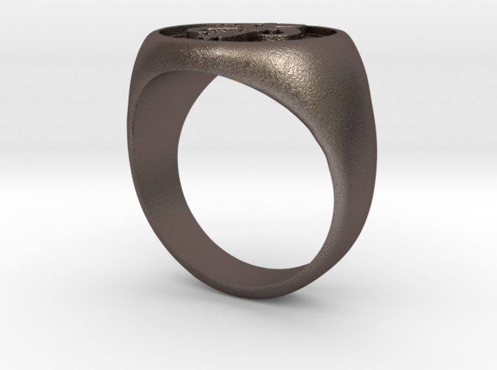 Mandalorian Crest ring 3d printed