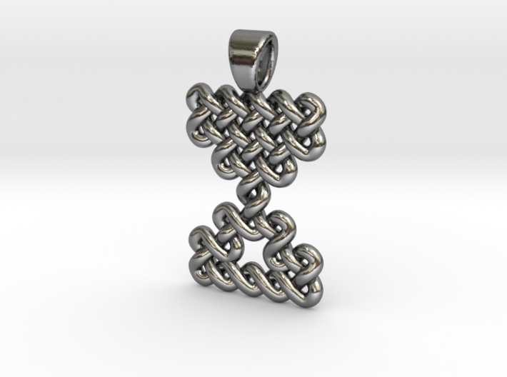 Hourglass [pendant] 3d printed