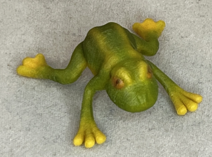 5 Smaller Jumping Frogs - Color 3d printed 