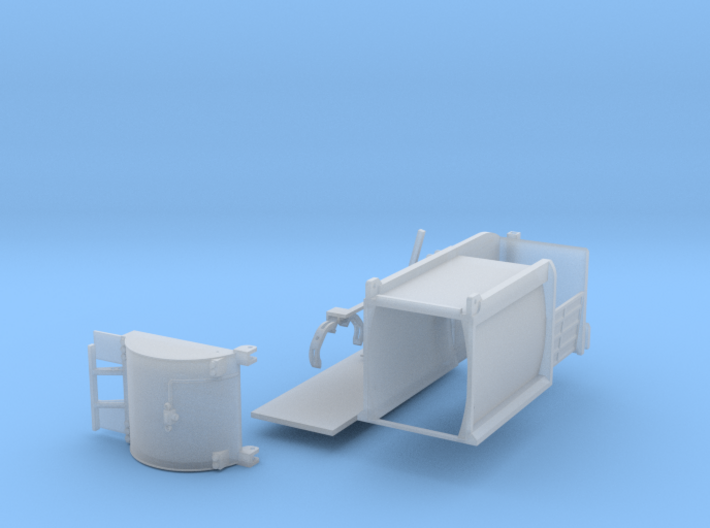 Garbage Truck Body Side Load 1-64 Scale 3d printed