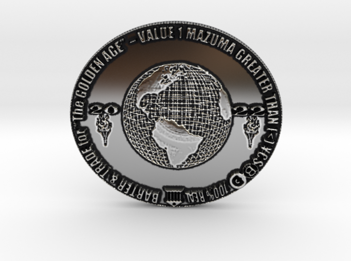 &quot;The ONE&quot; Coin 100% Real Unlike Cryptocurrency 3d printed