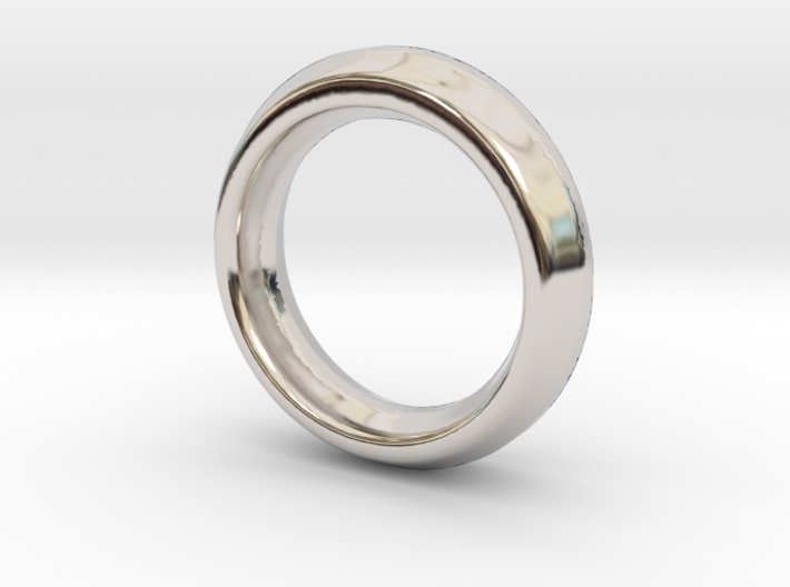 Men's Size 11 - 20.6 mm Round Wedding Band 3d printed
