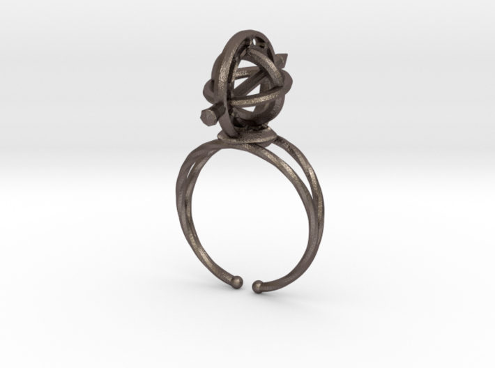 Armillary Ring 3d printed