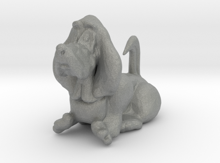 O Scale Comical Basset Hound 3d printed This is a render not a picture
