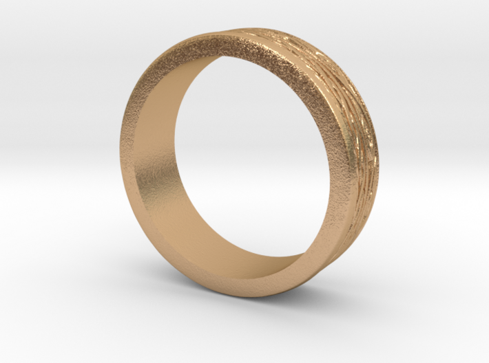 Roman inspired ring 3d printed