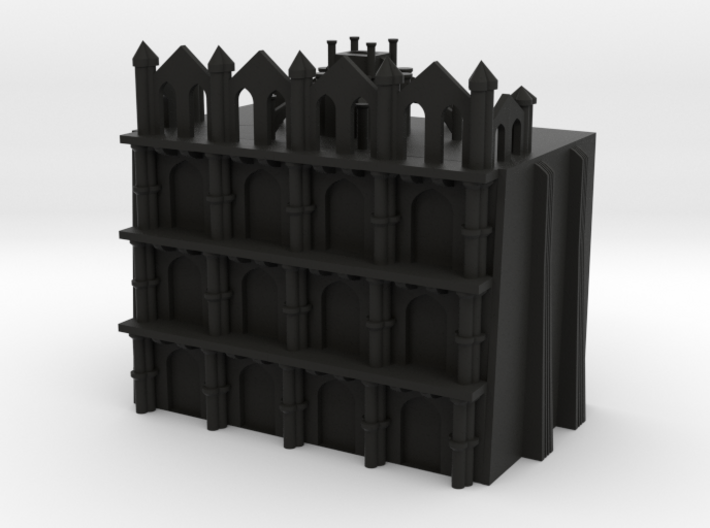 Gothic Residential Block 3d printed