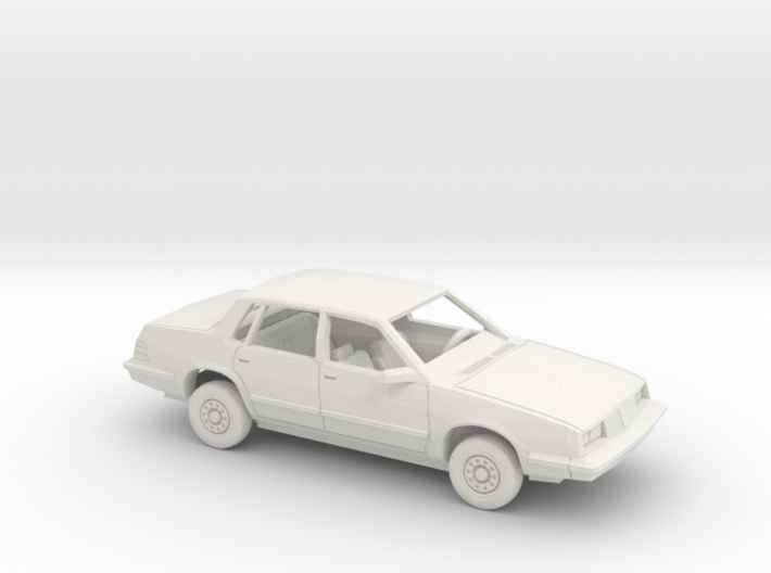 1/43 1984 Pontiac 6000 Sedan Kit 3d printed