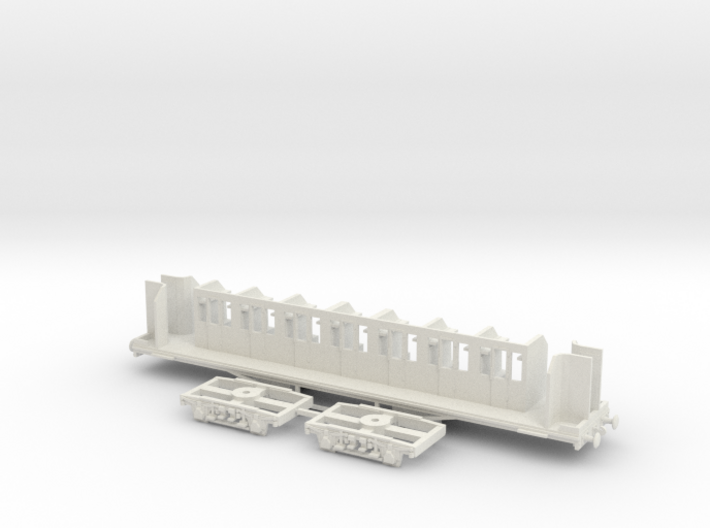 HO/OO Special Express Passenger Chassis Chain 3d printed