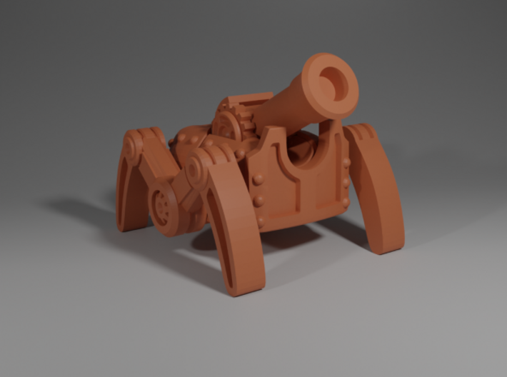 Walking Robot Eldritch Cannons for DnD Artificer 3d printed 