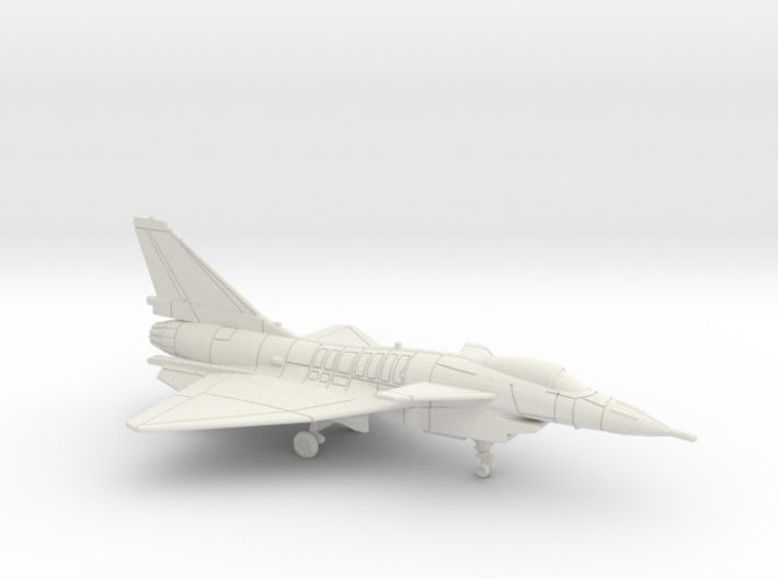 1:222 Scale J-10A Firebird (Clean, Deployed) 3d printed 