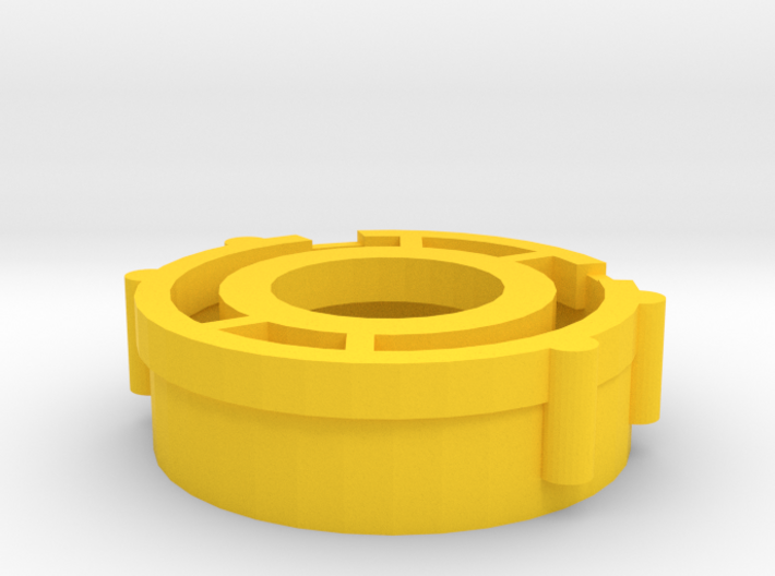 Yellow/Fear Lanterns Logo from DC Universe 3d printed