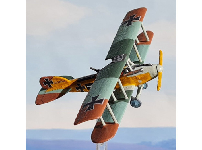 Albatros C.V/17 (various scales) 3d printed Photo and paint job courtesy Tim "Flying Helmut" at wingsofwar.org