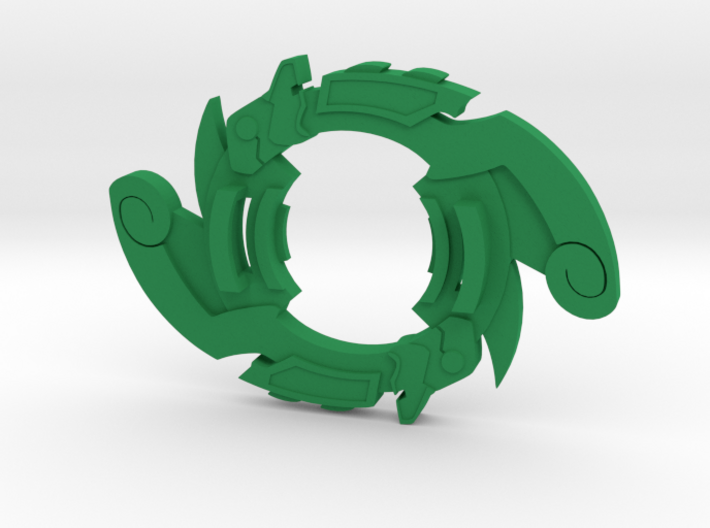 Beyblade The Chameleon | Anime Attack Ring 3d printed