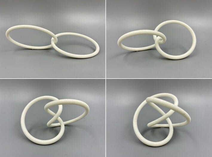 Optimized Rolling Knot - type 5 3d printed See other listings for additional rolling knots