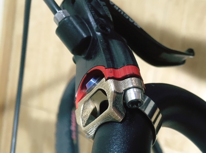 Magura brake lever adapter for Road bike Drop Bar  3d printed 