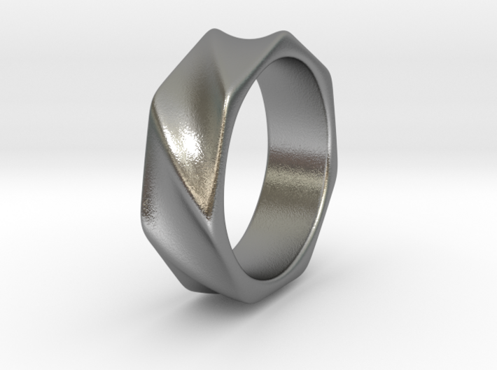 Heptagon Ring Size 8.5 3d printed