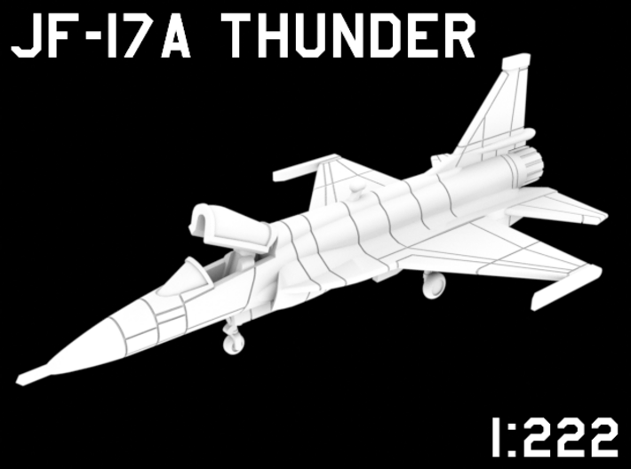 1:222 Scale JF-17A Thunder (Clean, Stored) 3d printed