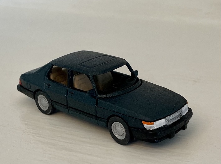 Saab 900 Sedan, 1987-93 (MOVING PARTS) 3d printed