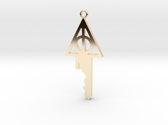 Deathly Hallows Key - Precut for Kink3D Lock Set 3d printed