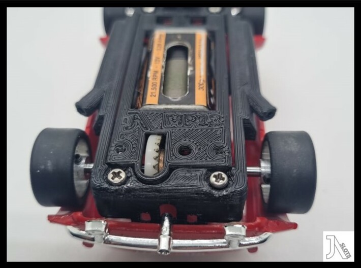 Motor Pod Chassis for Scalextric Mini Cooper C7 3d printed 