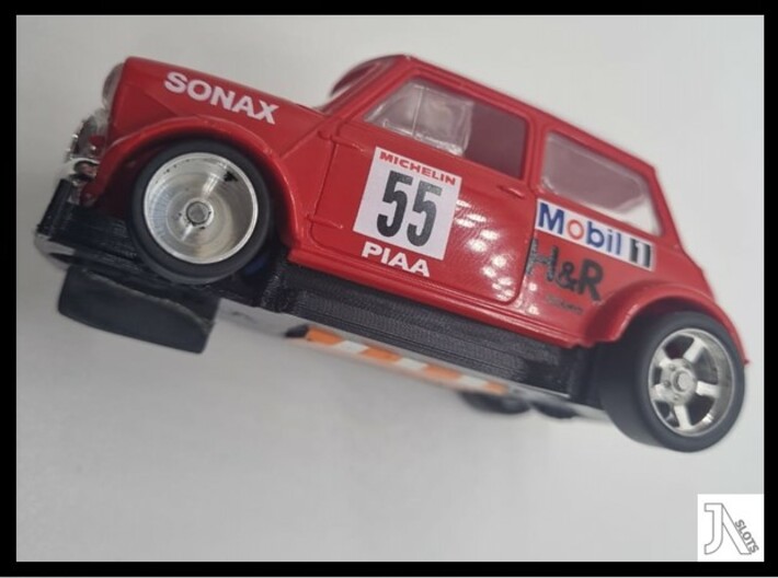 Boxer/Flat Mtr Chassis - Scalextric Mini Cooper C7 3d printed 