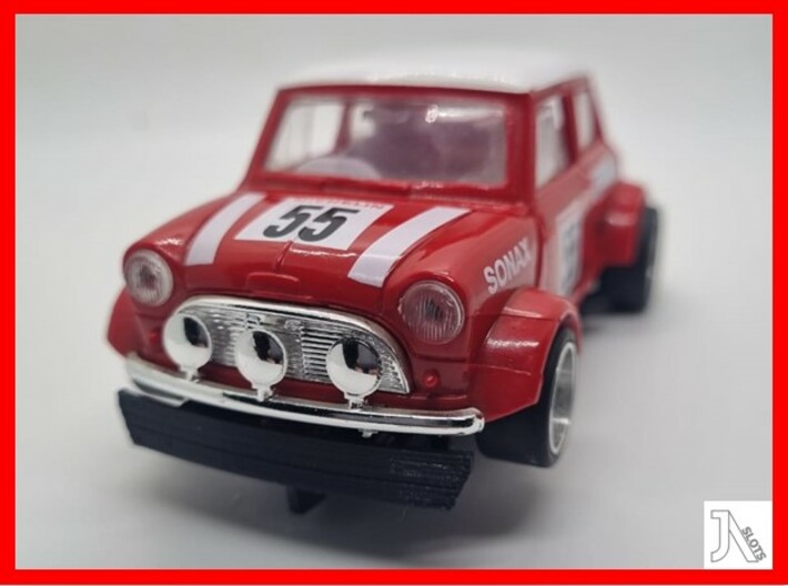 S/Can Motor Chassis for Scalextric Mini Cooper C7 3d printed