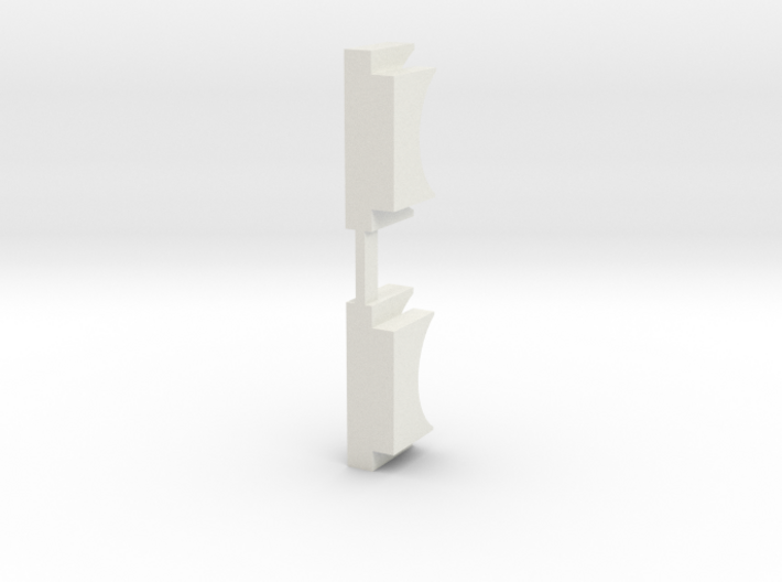 Mushroom Peg Cover for MPG Shouki 3d printed White 3D Model