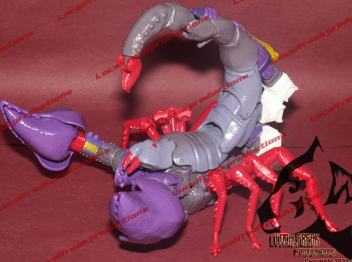 Kingdom Beast Wars Scorponok Height Upgrade Kit 3d printed 