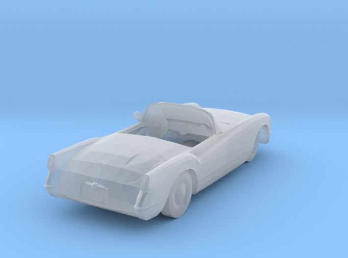 HO Scale 1955 Corvette 3d printed This is a render not a picture