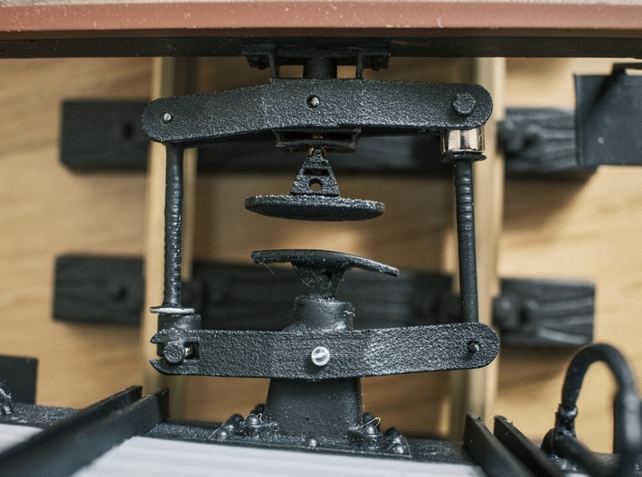 6 x Aussenbalancierkupplung mit Puffer und Halter 3d printed Montierte Kupplung mit Zusatzelementen