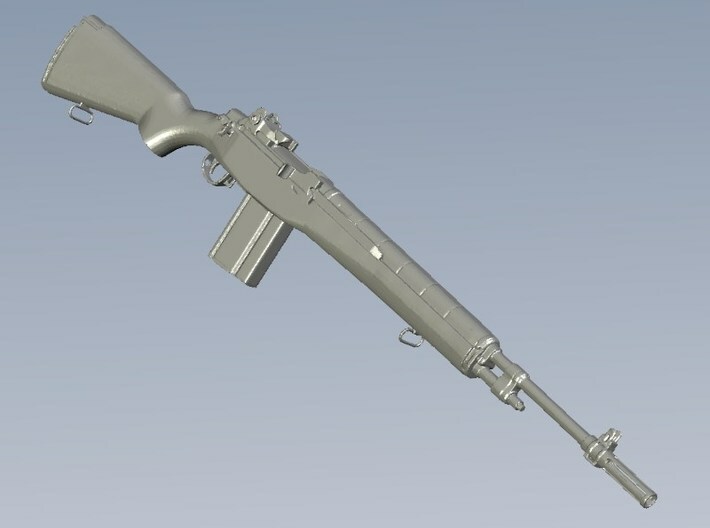 1/48 scale Springfield Armory M-14 rifles x 3 3d printed 