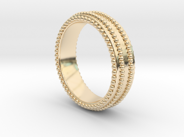 Ring Wedding Band Men Ring CAD Design-RNN-M 3d printed