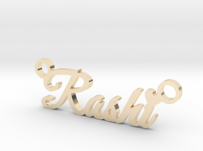 Rashi Pendant 3d printed