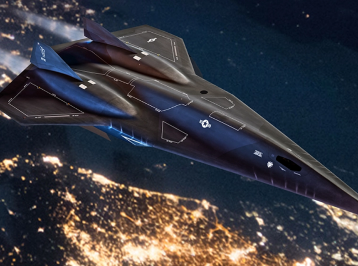 Lockheed Martin "Darkstar" Hypersonic Aircraft 3d printed 