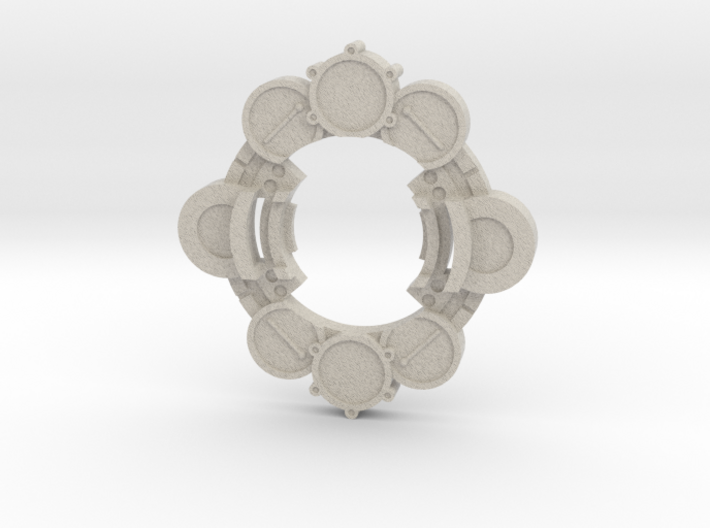 Beyblade Apollus | Anime Attack Ring 3d printed
