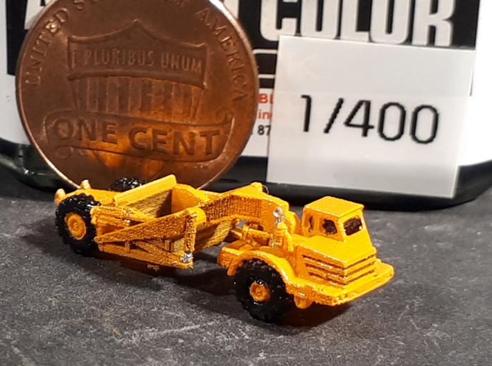 MoAZ-546P tractor scraper grader construction  3d printed 