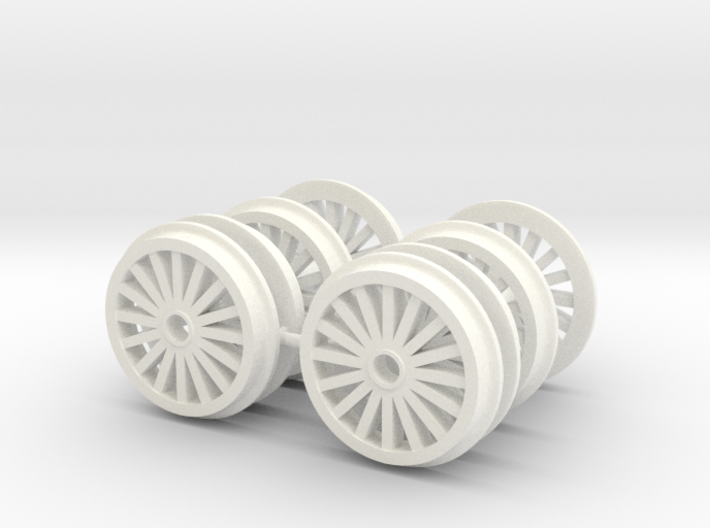 N Gauge Single Loco Wheels 3d printed