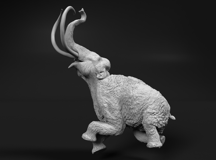 Woolly Mammoth 1:72 Male stuck in swamp 3d printed