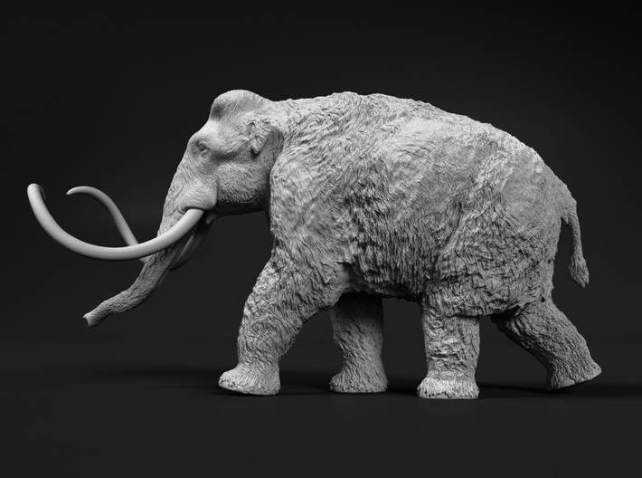 Woolly Mammoth 1:72 Walking Male (mirrored) 3d printed 