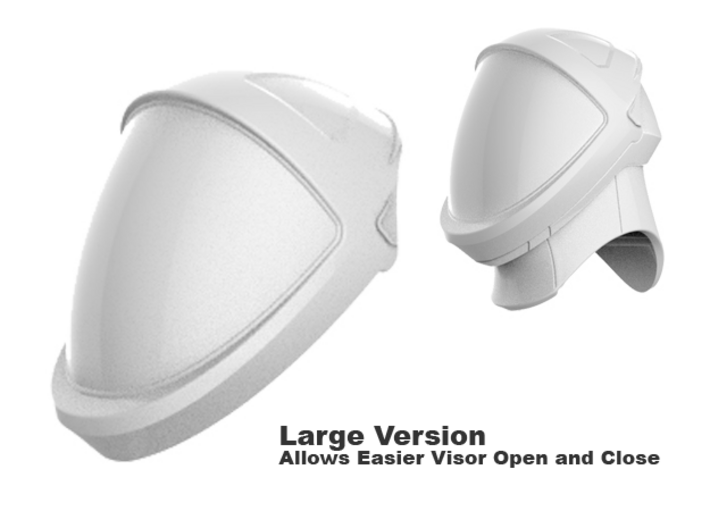 SpaceX Helmet Cowl (Left) 1/6 Scale / Large 3d printed 