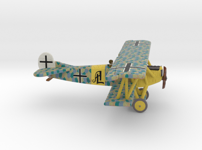 Arthur Laumann Fokker D.VII (full color) 3d printed 