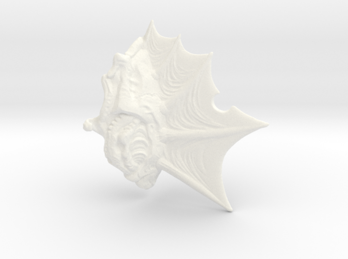 Sea Shoulder Pad (Fin) 3d printed
