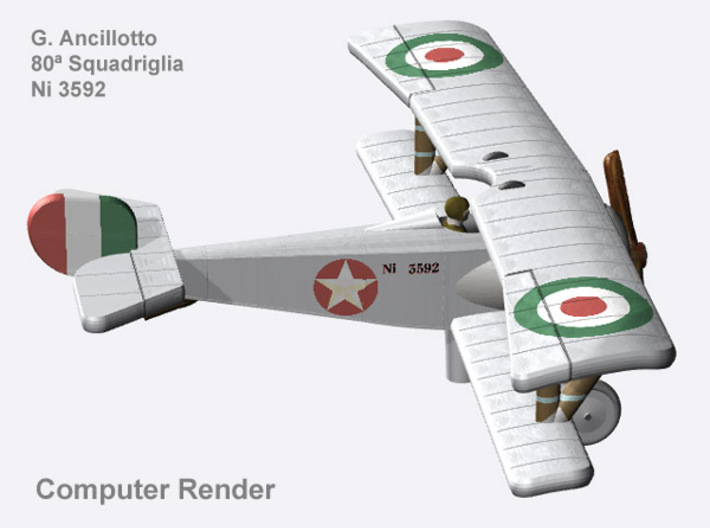 Giovanni Ancillotto Nieuport 17 (full color) 3d printed