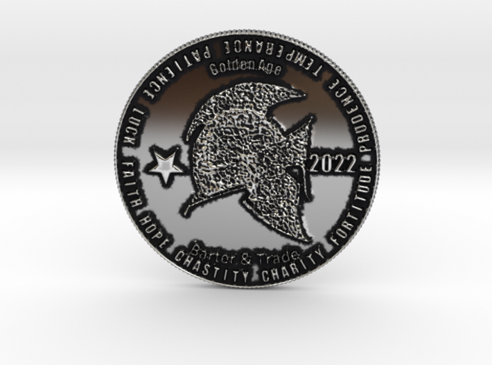 One Coin to Rule Them ALL Crypto-Killer! [SMALL] 3d printed