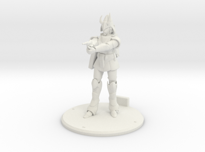 Robotech Female Armored GMP Officer Pose 3 3d printed