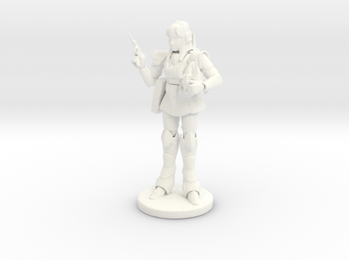 Robotech Southern Cross 100mm GMP Female Officer 3d printed