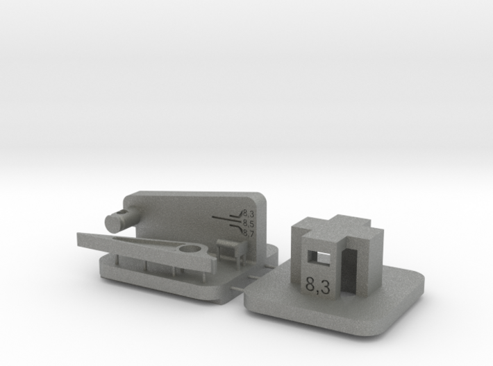 NEM362 coupler height tester 3d printed 