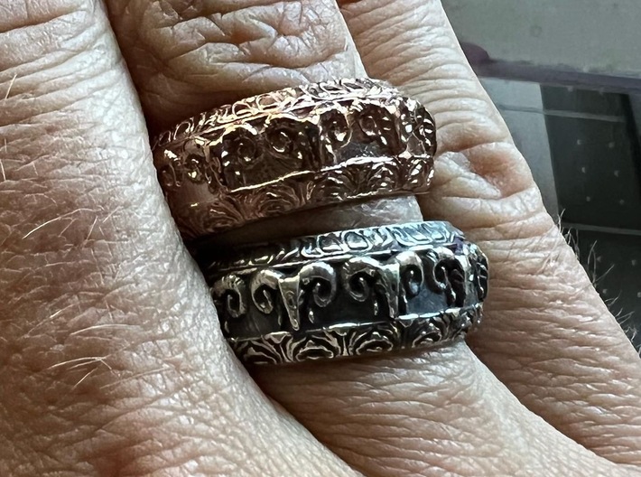 Ring from Arthur Putnam‘s „Path of Gold“ SF Posts 3d printed 