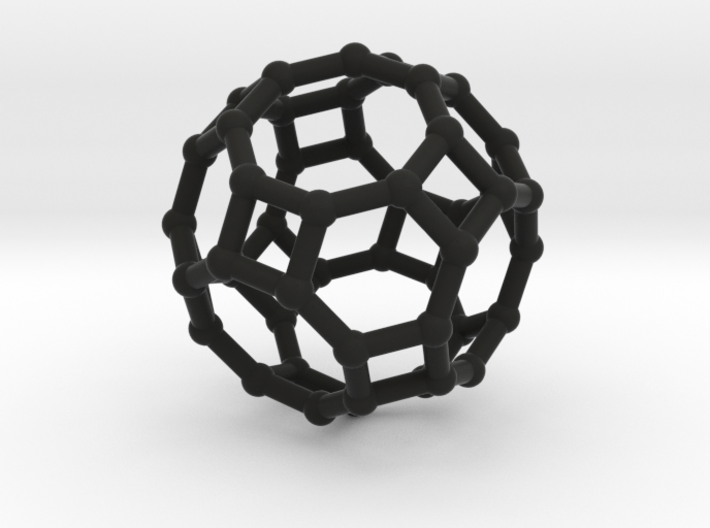 Truncated cuboctahedron 3d printed