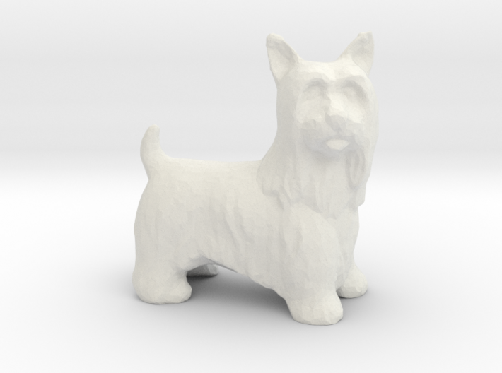 1-25 Scale Scottish Terrier 3d printed This is a render not a picture